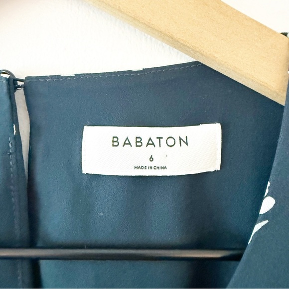 ARITZIA Babaton Hamptons Navy Floral Midi Dress - Picture 12 of 12